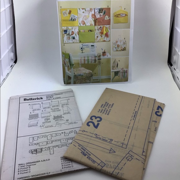 Butterick Pattern B5767:  SEWING ROOM ORGANIZERS NWT - Picture 6 of 8